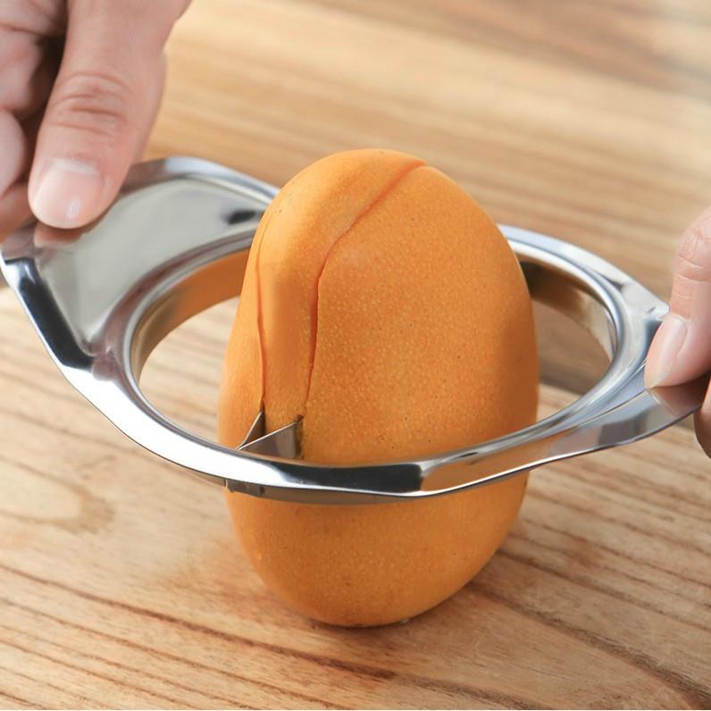 创意切芒果工具水果分割器削芒果刀去核器不锈钢切片器剥皮去皮器