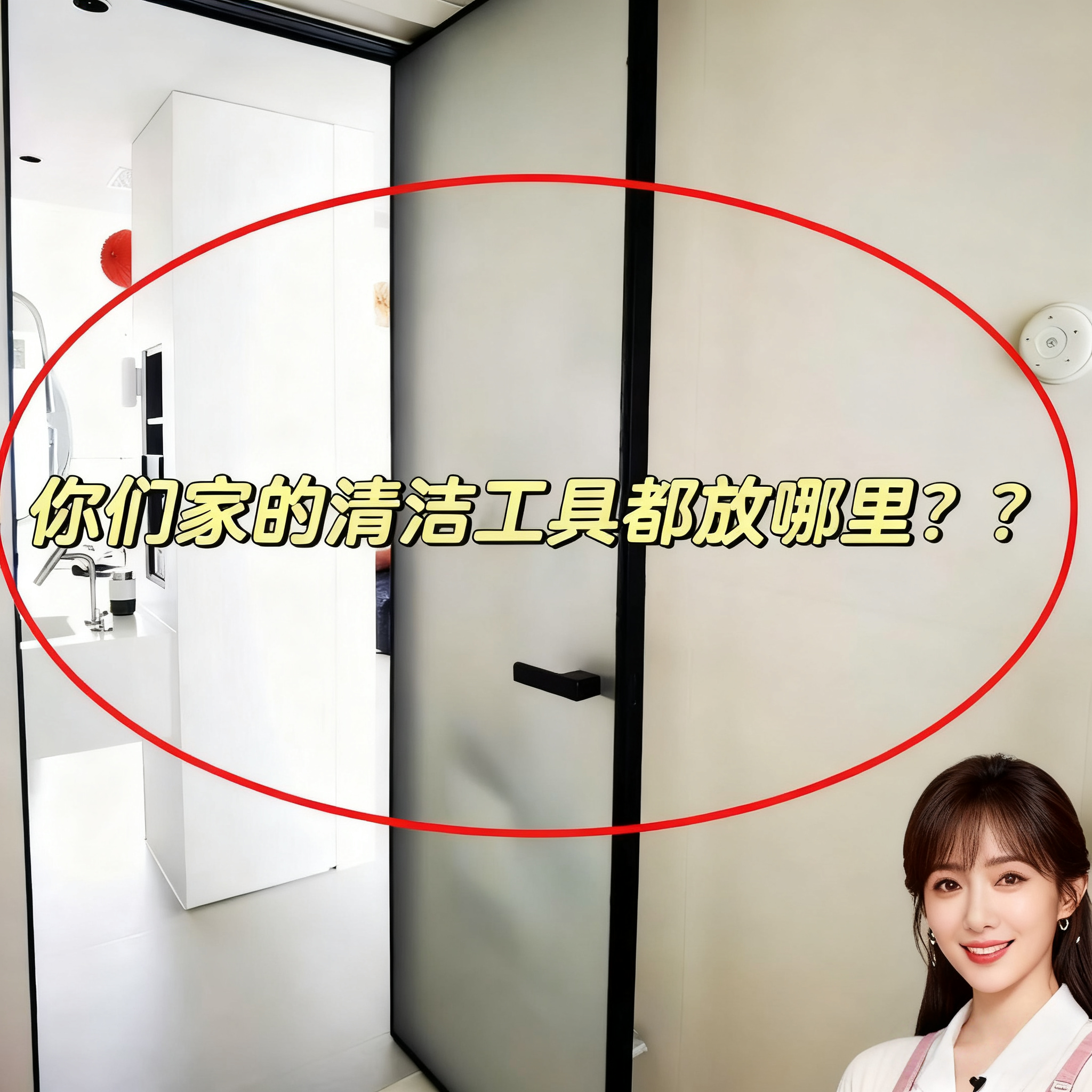 拖把壁挂夹吸盘浴缸置物架