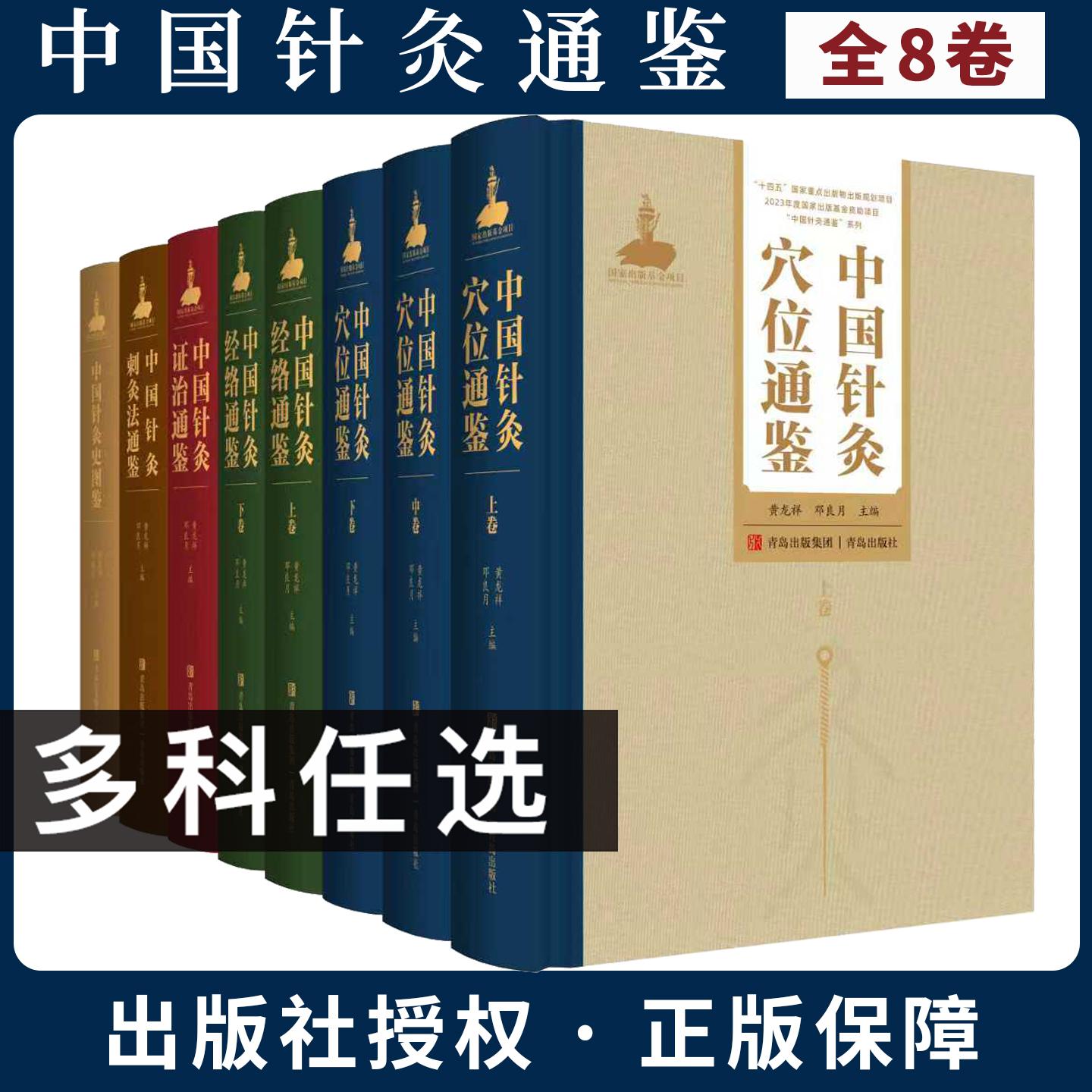 【全5册任选】中国针灸通鉴+针灸史图鉴+针灸经络通鉴+针灸证治通鉴+针灸穴位通鉴+中国针灸刺灸法通鉴黄龙祥 邓良青岛出版社