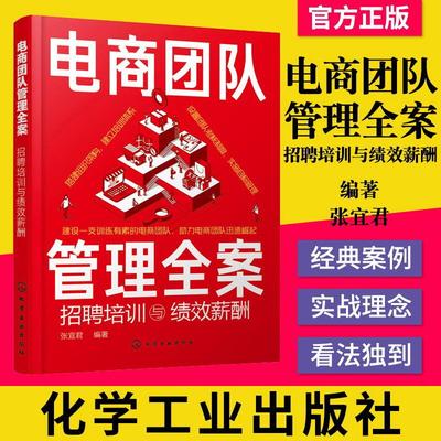 正版现货 电商团队管理全案招聘培训与绩效薪酬 张宜君 化学工业出版社 9787122378859