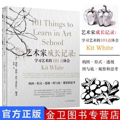 艺术家成长记录:学习艺术的101点体会 [美]基特·怀特编著 辽宁科学技术出版社 艺术理论 图书籍 9787559106476