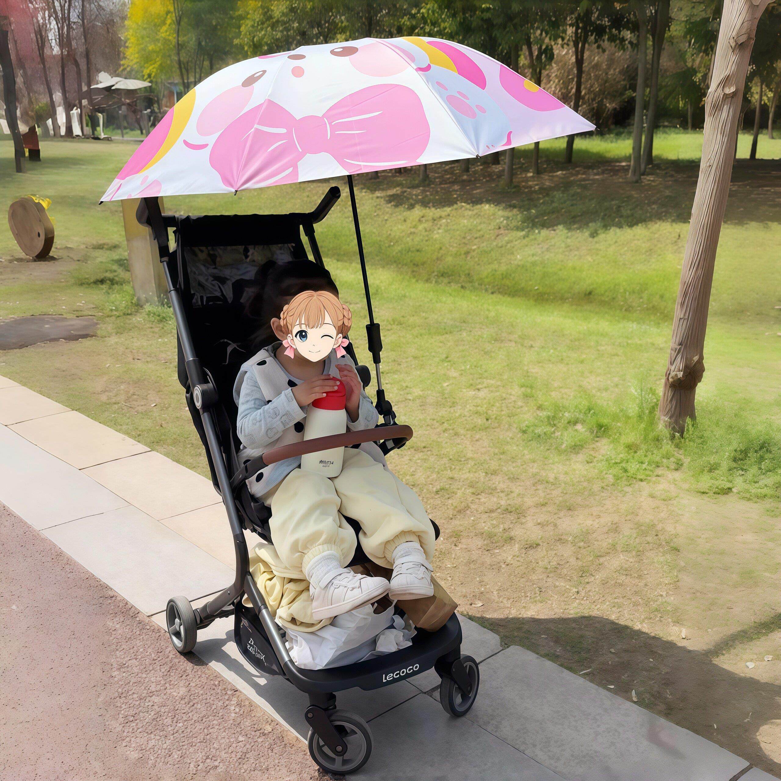 【溜娃神器】婴儿车遮阳伞