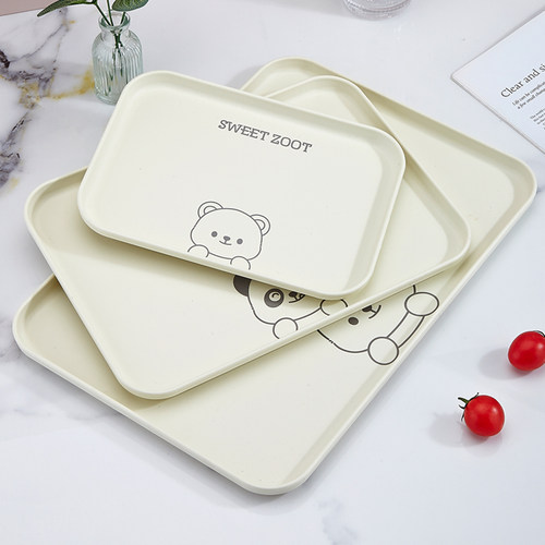 可爱动物食品级托盘ins