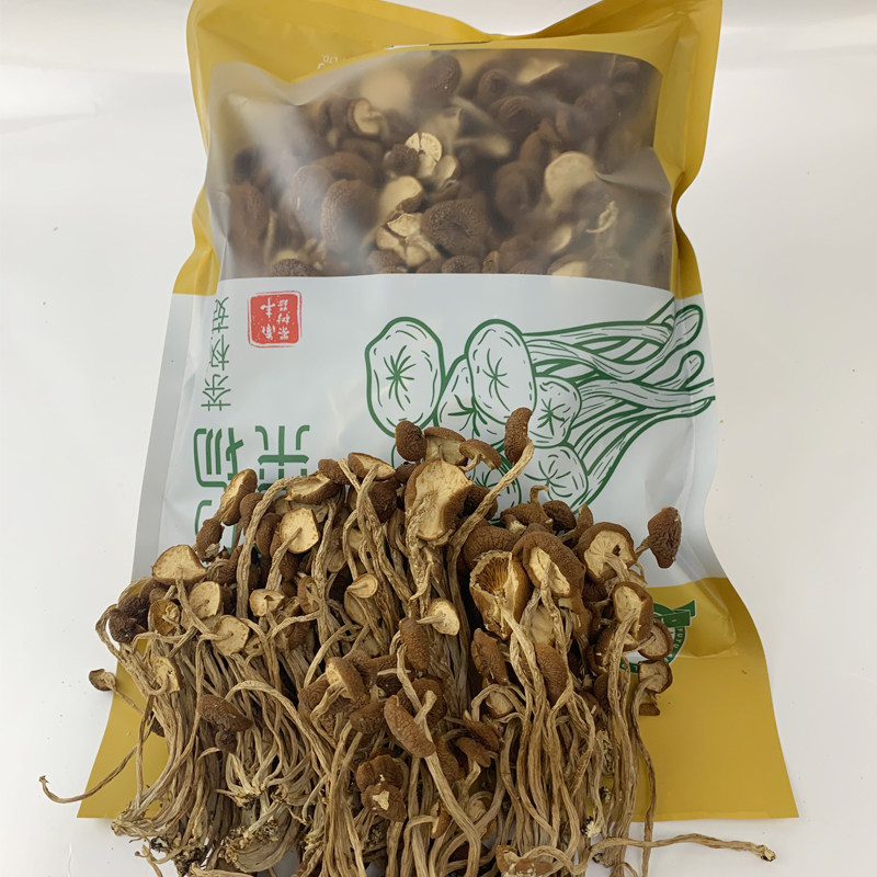 茶树菇干货 农家自产嫩菇精选不开伞茶树菇新货杨树菇200克特产