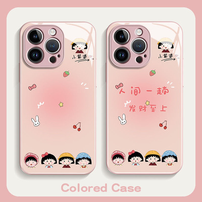 适用vivox100玻璃卡通小众防摔女