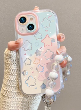 羽纱渐变星星适用OPPOReno12手机壳findx7新款reno11/10/9/8/7/6/5k/4SE全包a2m/a3pro女k11/k12高级a93s/A58