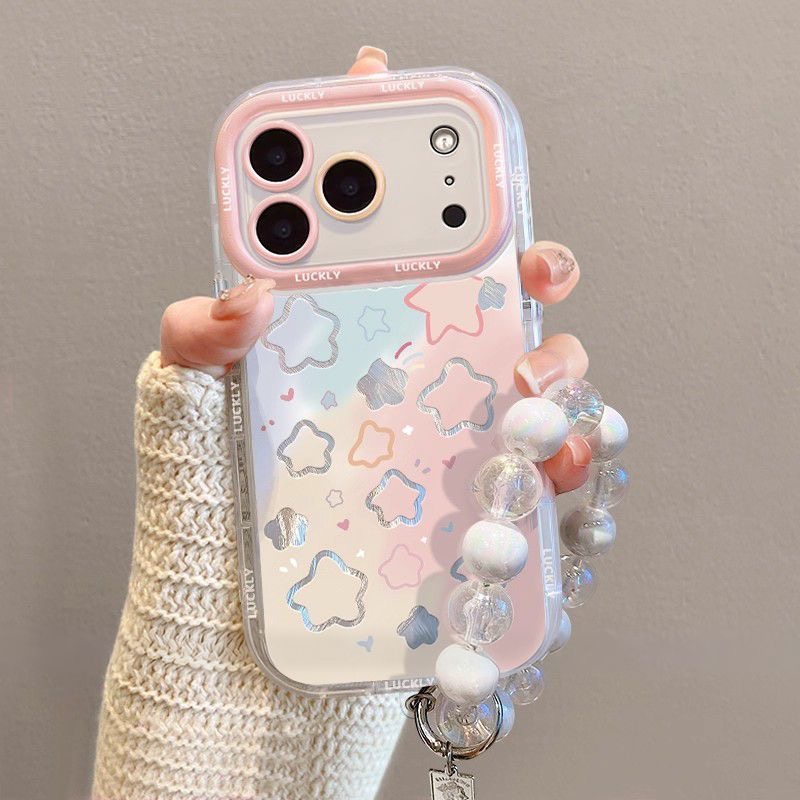 渐变星星适用苹果17promax手机壳