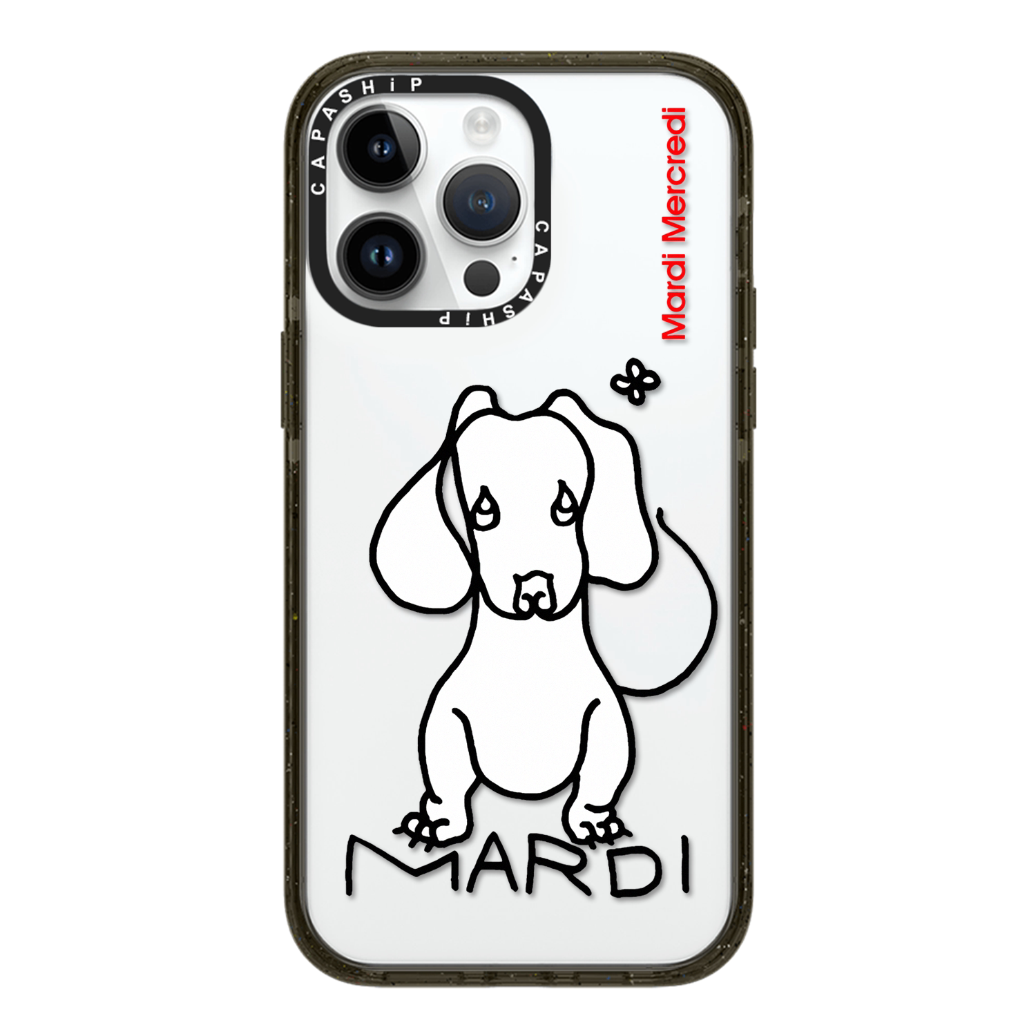 C家适用苹果15iPhone14plus16亚克力13promax17磁吸MardiMercredi雏菊狗狗手机壳12防摔11高级感tif保护套图片
