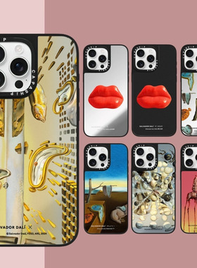 CASE适用苹果15iPhone14plus16镜面13promax17磁吸萨尔瓦多xr手机壳12防摔11新款xs高级感tif保护套