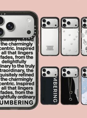 CASE适用苹果15iPhone14plus16亚克力13promax17磁吸Magsafe韩牌NUMBERING手机壳12防摔11新款高级感保护套