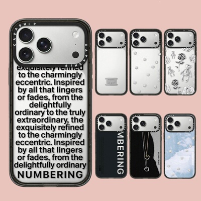 CASE适用苹果15iPhone14plus16亚克力13promax17磁吸Magsafe韩牌NUMBERING手机壳12防摔11新款高级感保护套