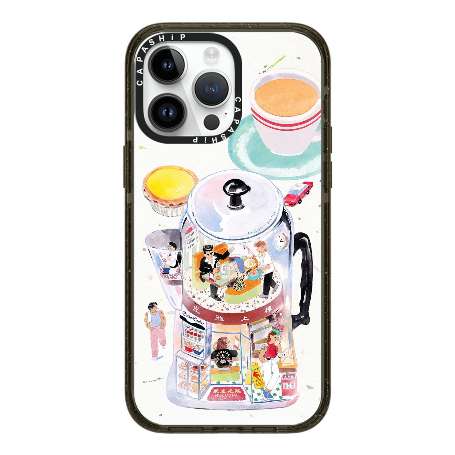 CASE适用苹果15iPhone14plus16亚克力13promax17Magsafe磁吸个性香港街景手机壳12防摔11新款高级感tif保护套