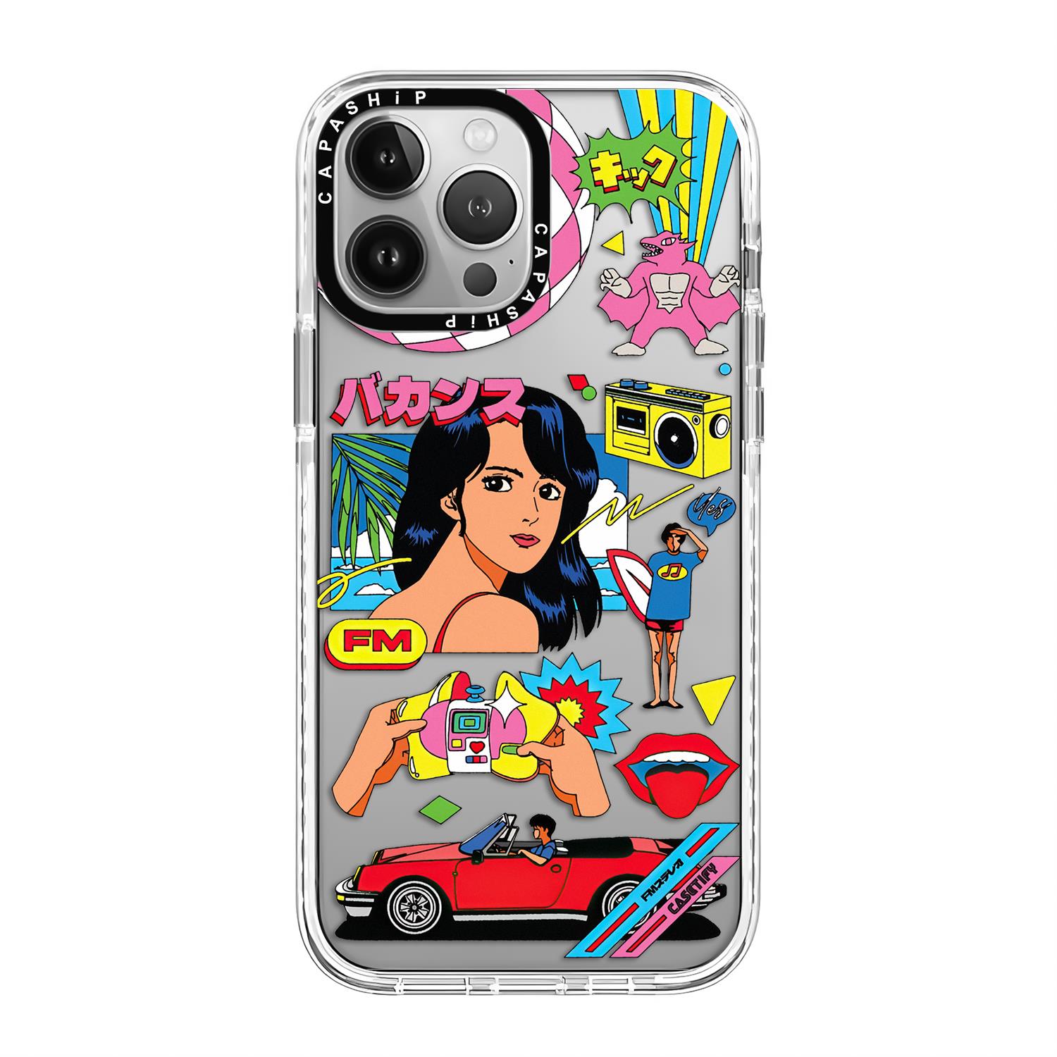 CASE适用苹果15iPhone14plus16亚克力13promax17Magsafe磁吸摩登都市创意手机壳12防摔11新款高级感tif保护套