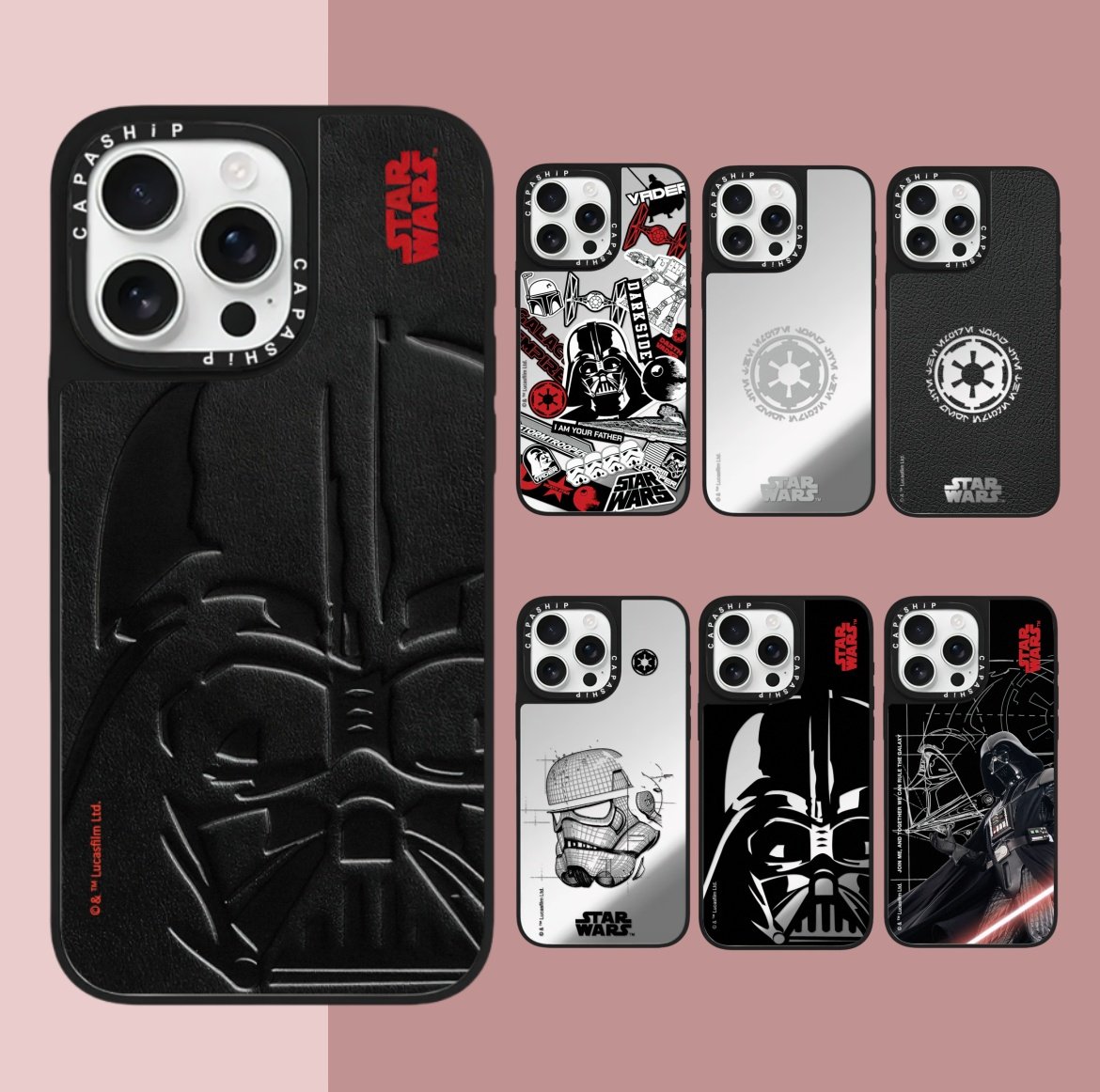 CASE适用苹果15iPhone14plus16镜面13promax17磁吸星球大战 达斯维达xr手机壳12防摔11新款xs高级感tif保护套