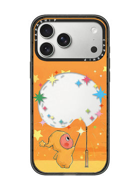 CASE适用苹果15iPhone14plus16亚克力13promax17磁吸Magsafe卡通星星人手机壳12防摔11新款高级感保护套