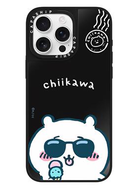 CASE适用苹果15iPhone14plus16黑色镜面13promax17磁吸可爱吉伊卡哇xr手机壳12防摔11新款xs高级感tif保护套