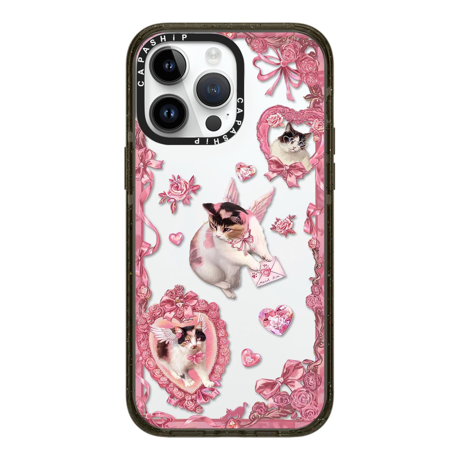 CASE适用苹果15iPhone14plus16亚克力13proma17磁吸可爱Mond Kim小猫手机壳12防摔11新款高级感tif保护套