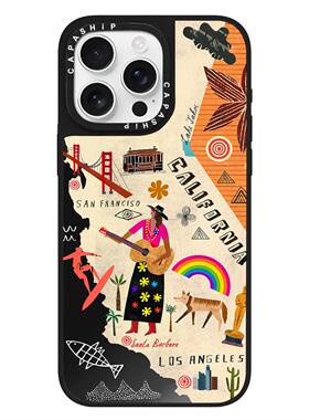 CASE适用苹果15iPhone14plus16黑色镜面13promax17磁吸创意绝美之境xr手机壳12防摔11新款xs高级感tif保护套