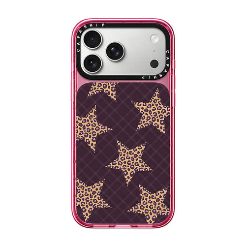 C家新版适用苹果iphone18promax亚克力粉边镜面17pro磁吸Magsafe秋冬格子爱心18手机壳防摔高级感保护套