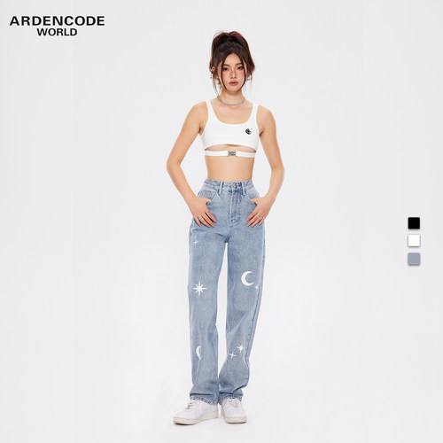 宽松牛仔裤ARDENCODE水洗