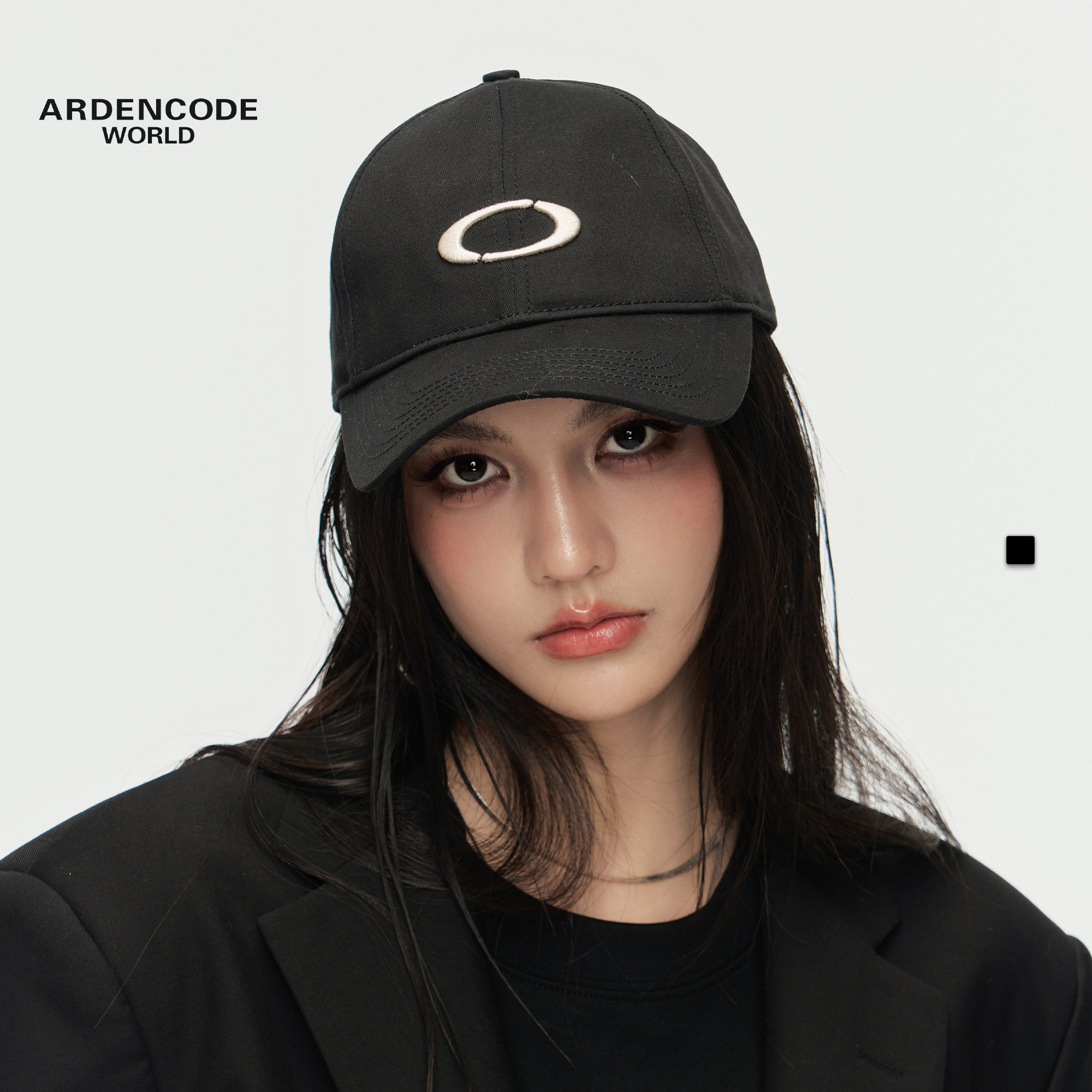 ARDENCODE WORLD 男女 无限 LOGO重工立体绣花纯棉可调节棒球帽