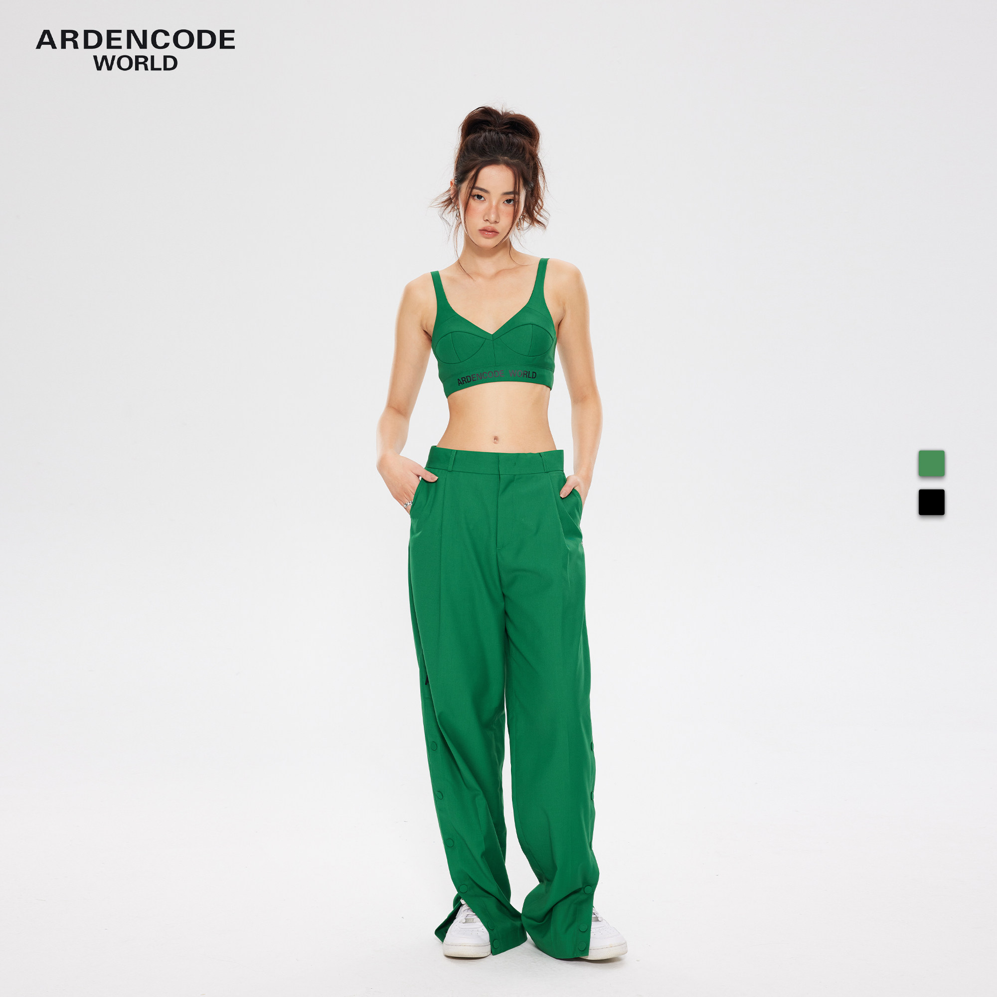 ARDENCODE常规西裤男女款宽松