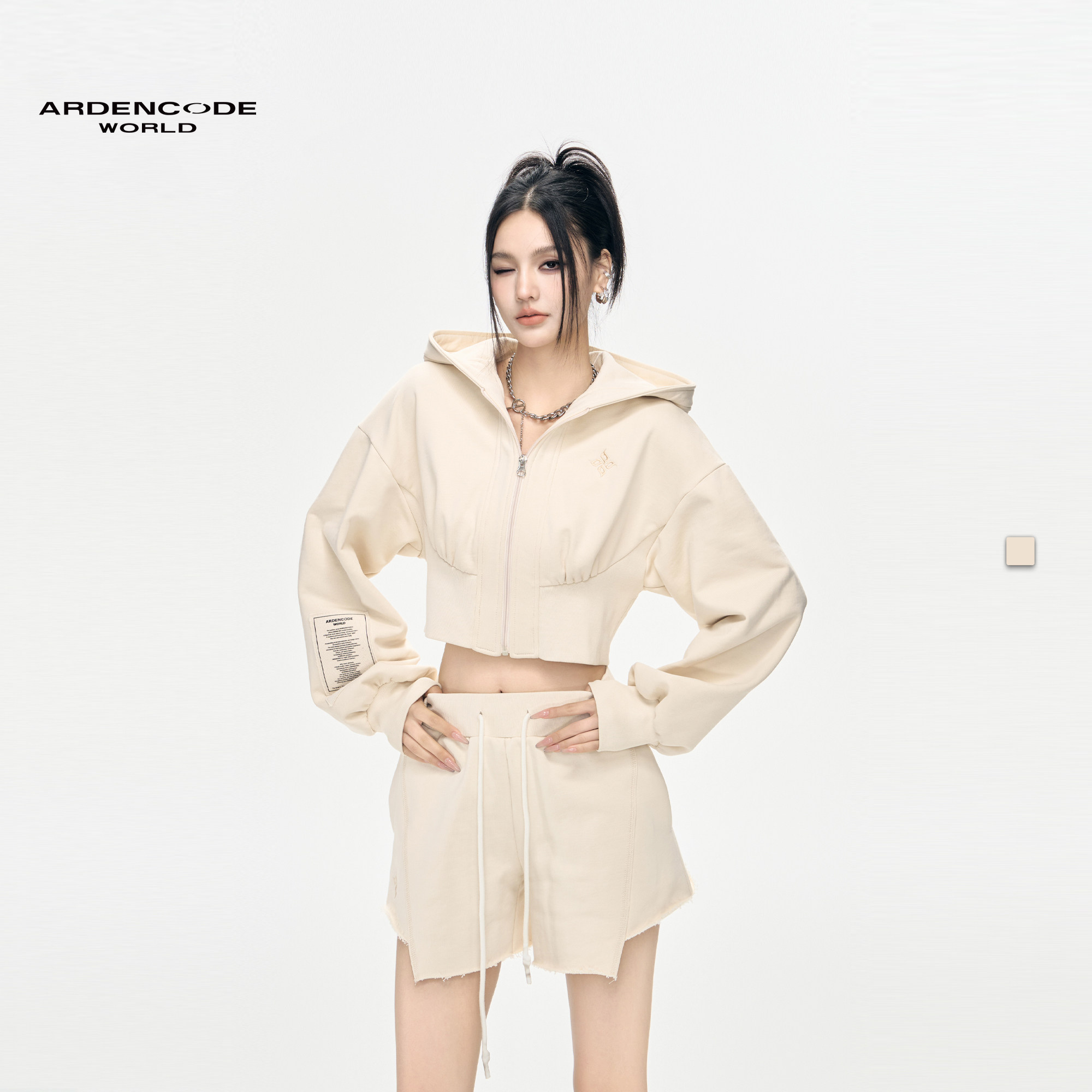 女开衫卫衣ARDENCODE运动