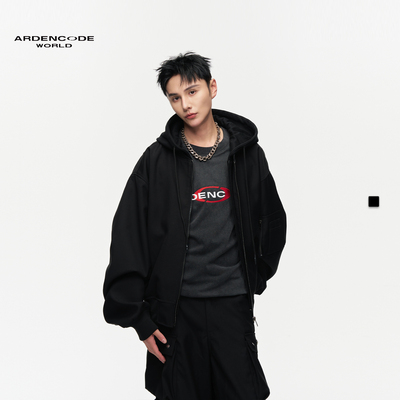 ARDENCODE男女无限连帽MA1 超大宽松重磅混纺棒球夹克外套 M8版型
