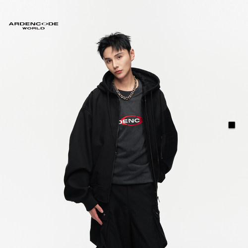 ARDENCODE男女无限连帽MA1 超大宽松重磅混纺棒球夹克外套 M8版型