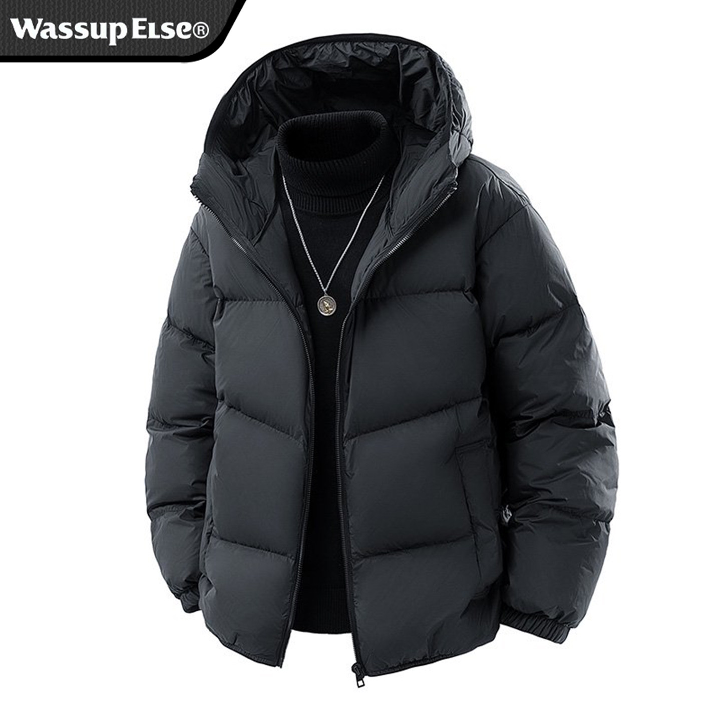 wsp官方连帽羽绒服男女旗舰店