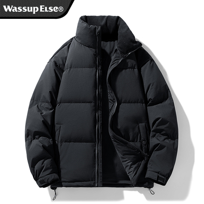 wassup官方冬季羽绒服男女新款90白鸭绒外套情侣加厚保暖立领棉服