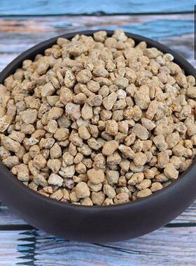 黄金软质麦饭石多肉铺面颗粒石天然小颗粒 净水过滤麦饭石 斤装