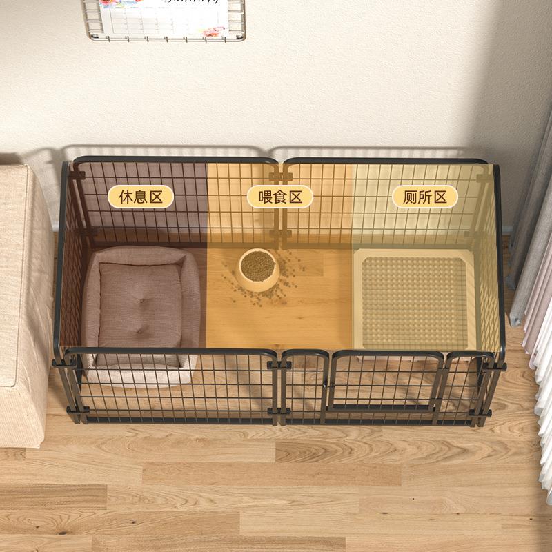 狗围栏室内防越狱宠物笼子中小型犬隔离训练厕所狗窝栅栏配件配件