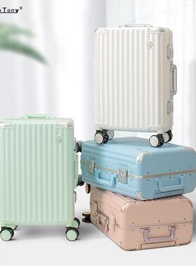 寸行李箱高档铝框旅行箱拉杆箱红色可登机箱配件