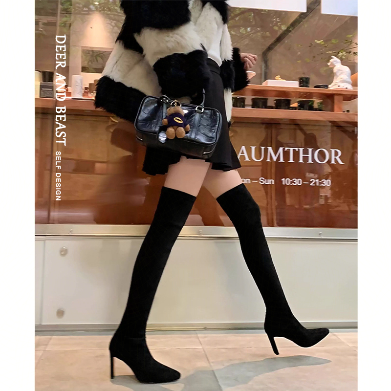 高跟过膝长靴2025新款爆款的秋冬