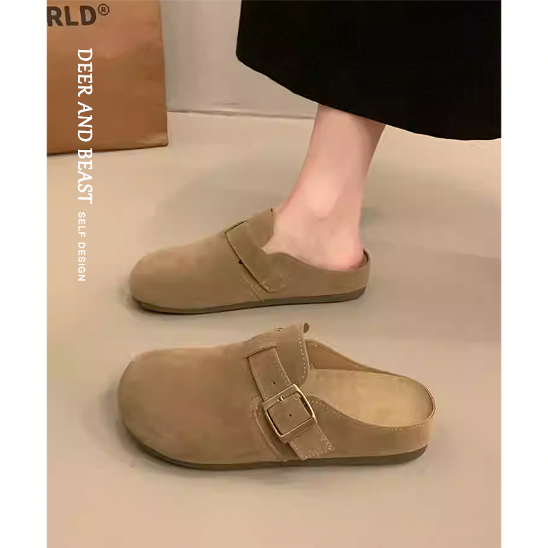 超软羊皮勃肯鞋女2025春季新款