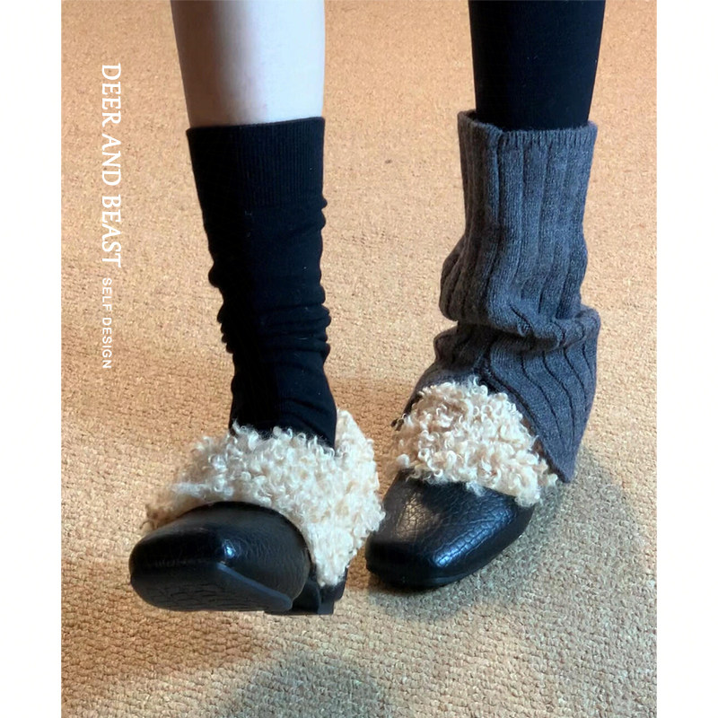 牛皮版~方头毛毛鞋一脚蹬复古加绒保暖玛丽珍小皮鞋棉鞋粗跟单鞋,女鞋,玛丽珍鞋,淘宝优惠券,粉丝福利购,淘宝优惠卷