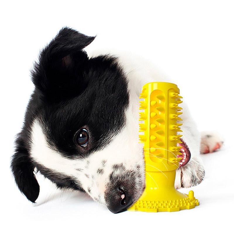 狗牙刷玩具宠物狗解压犬用解闷漏食器清洁用品磨牙牙刷玩具耐咬狗
