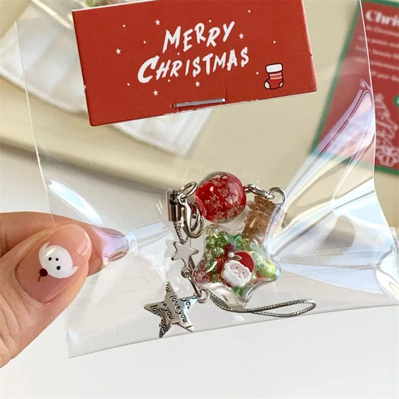 圣诞星星许愿瓶|挂件自制手机挂件ins风手机链可爱挂饰节日,服饰配件/皮带/帽子/围巾,钥匙扣,淘宝优惠券,粉丝福利购,淘宝优惠卷