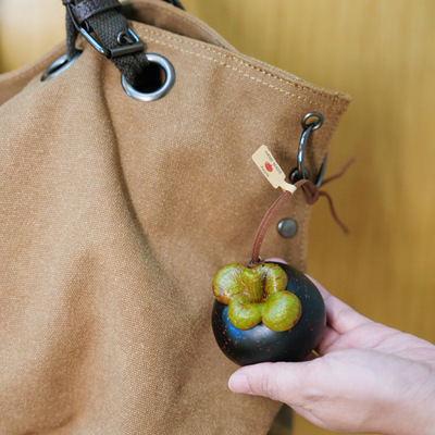 汽车内饰车挂仿真山竹知足常乐仿真挂件山竹车载摆件装饰知足常乐