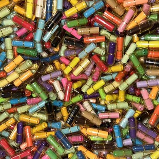 带金属圈许愿瓶许愿瓶心愿环许愿瓶迷你纸条胶囊漂流瓶留言笑脸