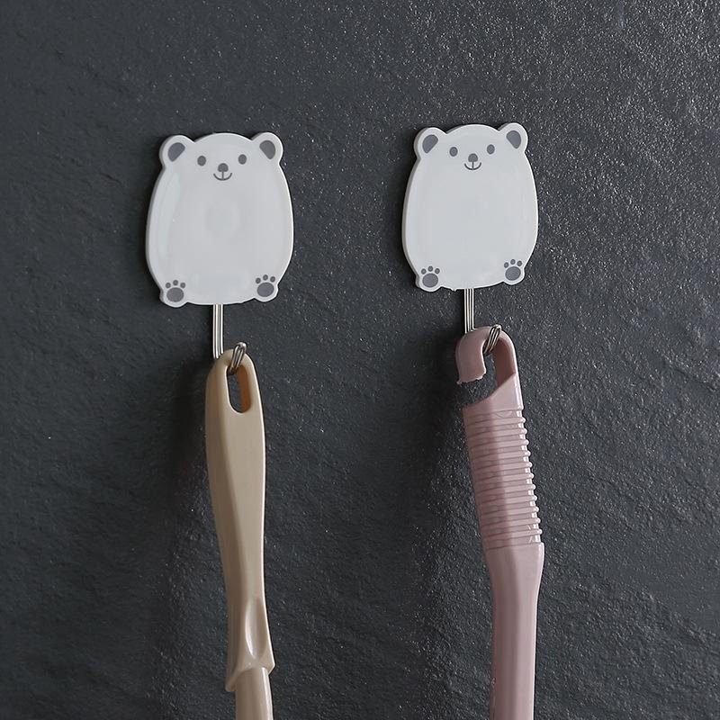 强力墙壁门后可爱卫生间装饰挂钩 创意风无痕小熊宿舍厨房新款,家居饰品,装饰挂钩,淘宝优惠券,粉丝福利购,淘宝优惠卷