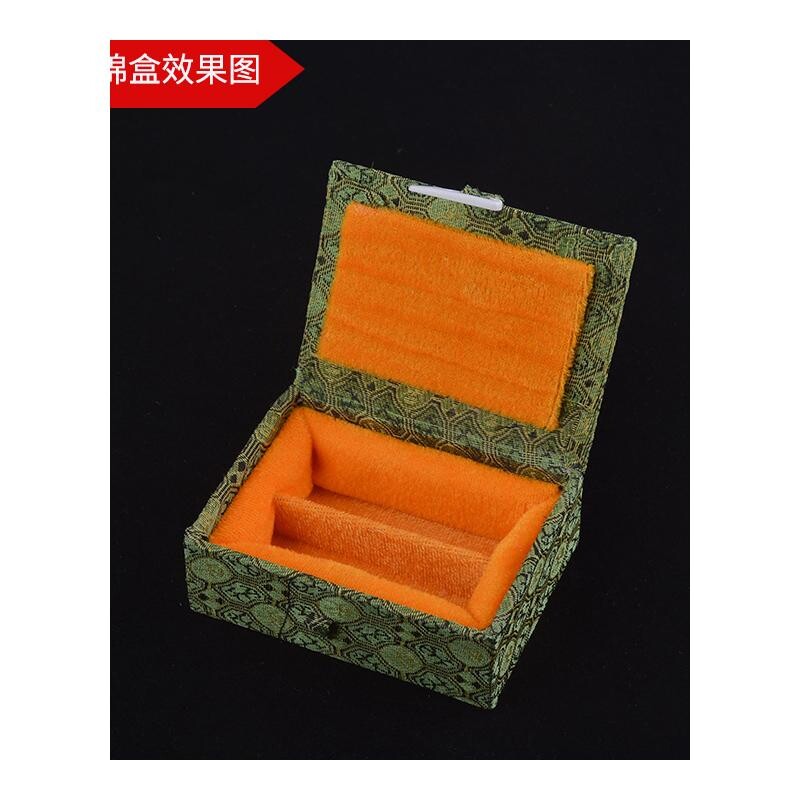 复古做旧金属扣麻布锦盒文房礼品包装篆刻印章石料专用收纳盒子