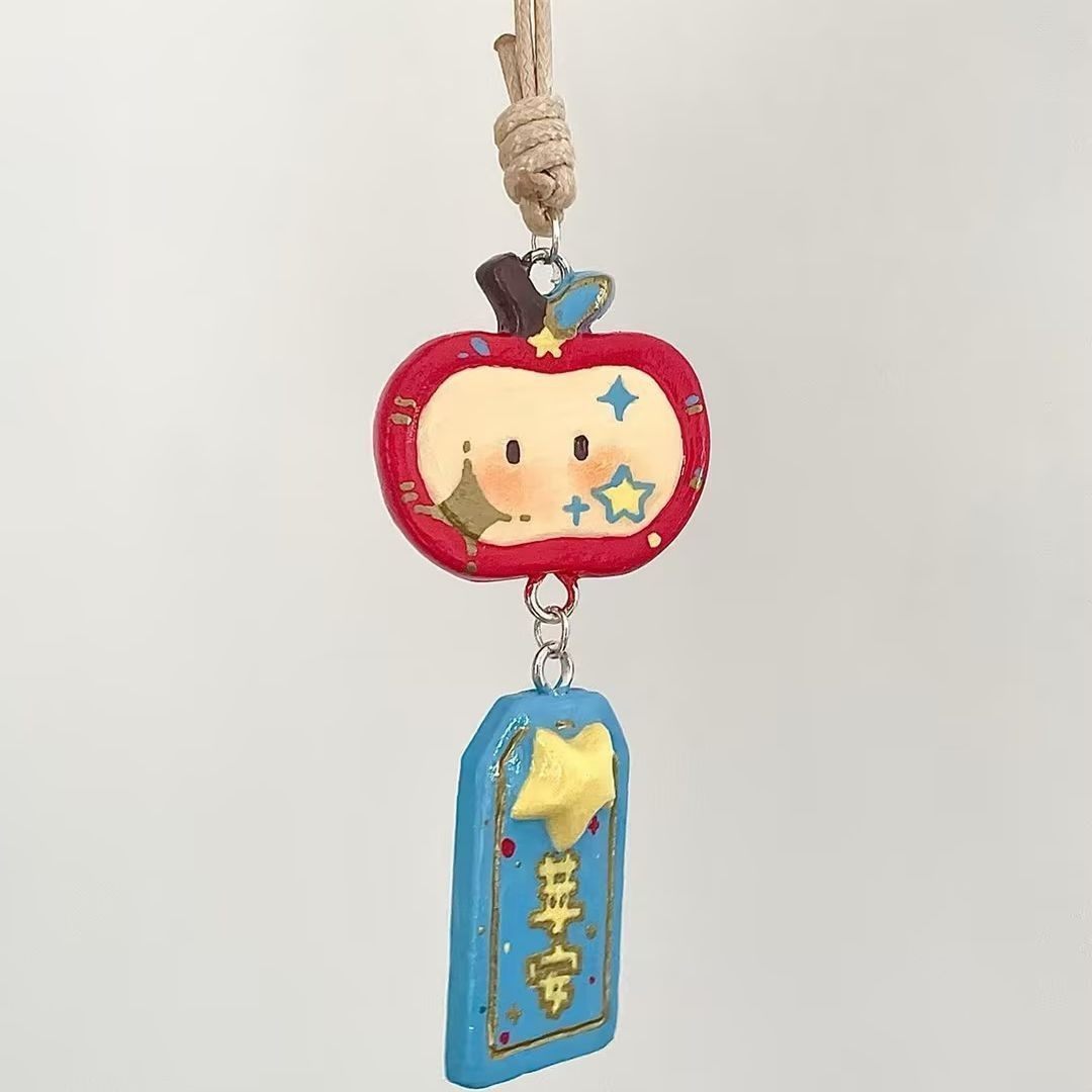 苹安果星星挂饰背包可爱钥匙扣手机链挂件幸运树脂高颜值御守,节庆用品/礼品,手机链,淘宝优惠券,粉丝福利购,淘宝优惠卷