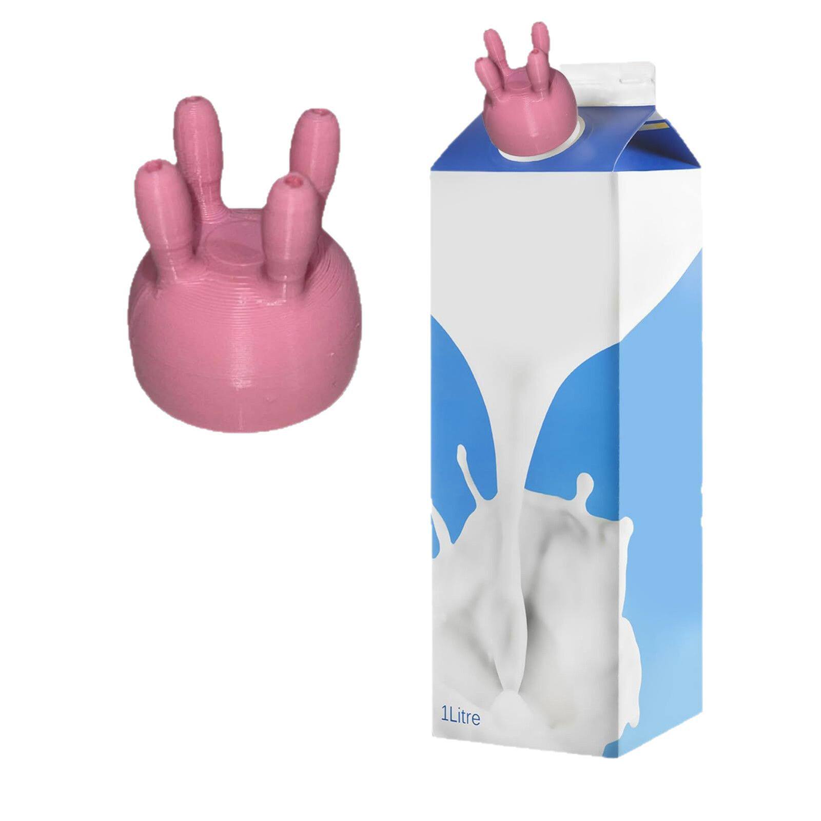Milk Carton Cap盒装粉色牛奶分流器亚马逊爆款