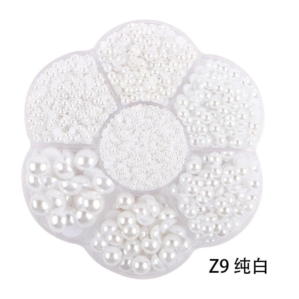 ABS仿珍珠树脂花半圆变色钻饰精细混装锻炼贴脸眼妆生日礼物,居家布艺,珠子/钻饰/花朵等配饰,淘宝优惠券,粉丝福利购,淘宝优惠卷