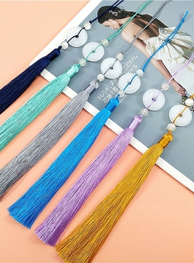 饱满饰品吊穗白玉创意配件diy汉服小吊坠车挂挂件旗袍柔顺古装