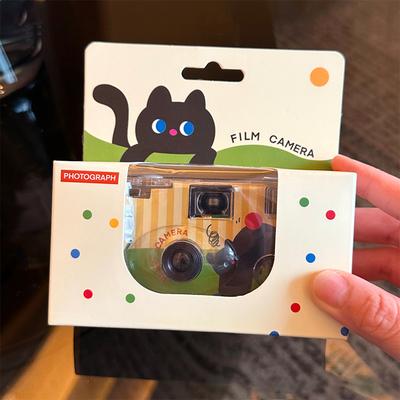 小黑猫一次性胶片相机