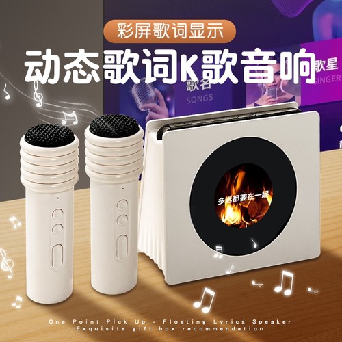 蓝牙音响带歌词小型音箱家庭ktv