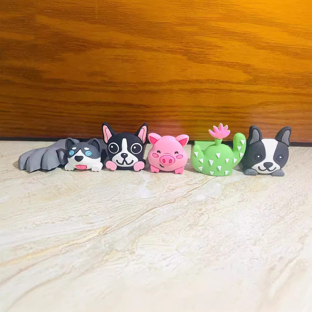 可爱小猫阻门器家用门档防撞卧室客厅门塞卡通抵门器门楔子创意新